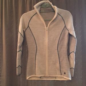 Smartwool, merino wool full zip sweater